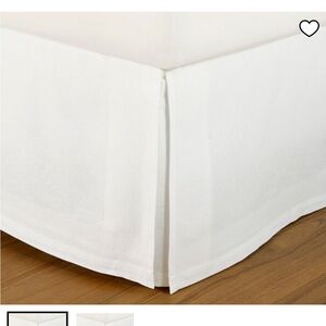 Pottery Barn Essential Linen Cotton Bed Skirt King